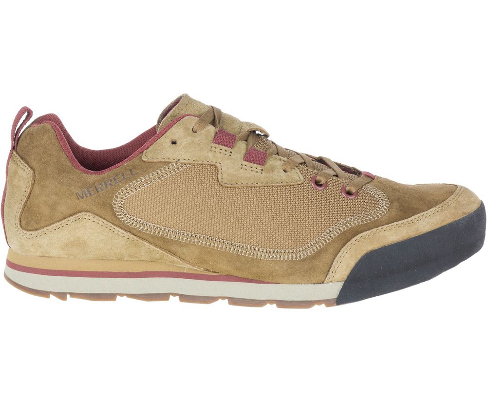 Tenis Homem - Merrell Burnt Rock Travel Suede - Marrom - IPU546193